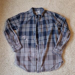 Bleach Distressed Flannel.